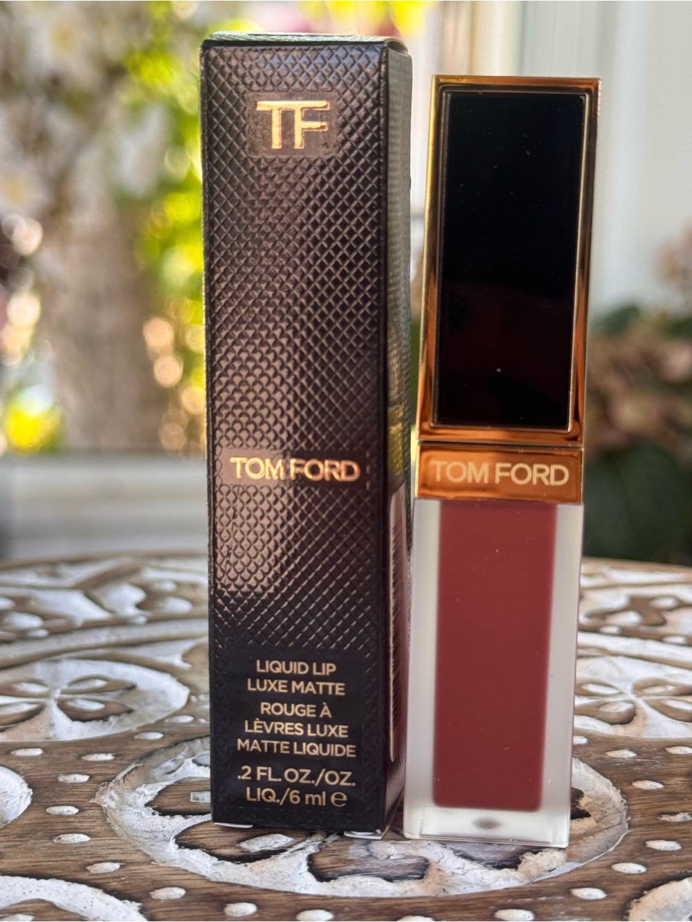 Tom Ford Liquid Lip Luxe Matte - shade 123 Devoted/ FULL Size $62 MSRP